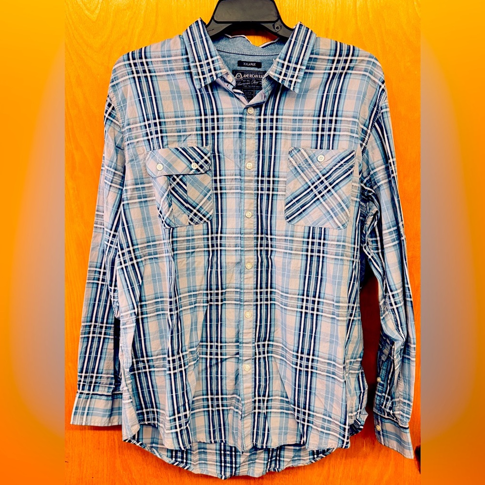 American Rag Mens Long Sleeve Dress Shirt